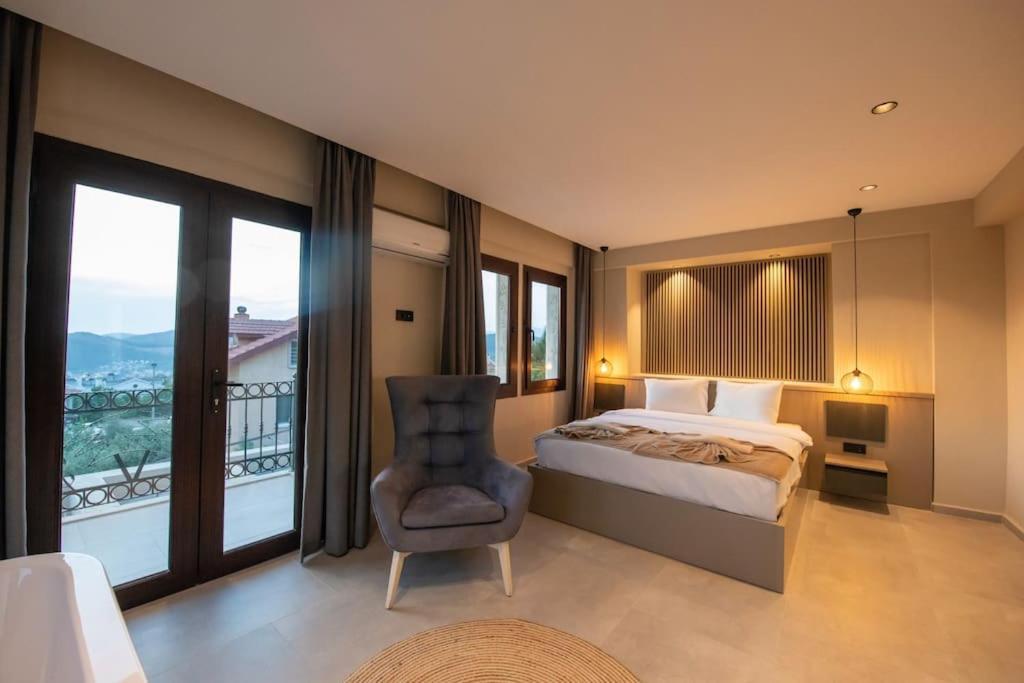 Havuzlu Korunakli Jakuzili Villa Fethiye Ngoại thất bức ảnh